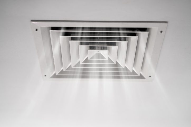 Air ducts free of dust